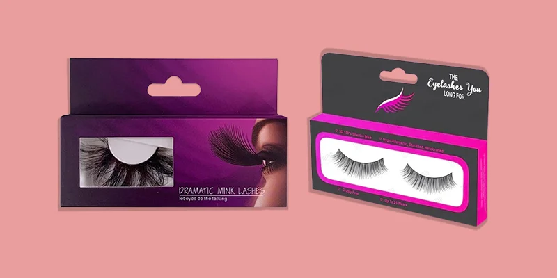 holographic eyelash packaging