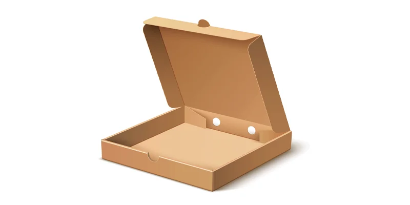 Traditional Flat Pizza Boxes