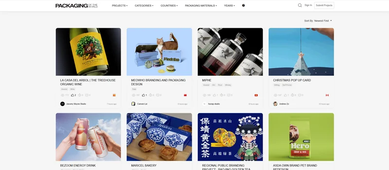 packaging of the world